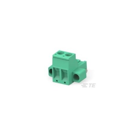 Te Connectivity 2 POS TERMI-BLOK PLUG RT ANGLE 796858-2